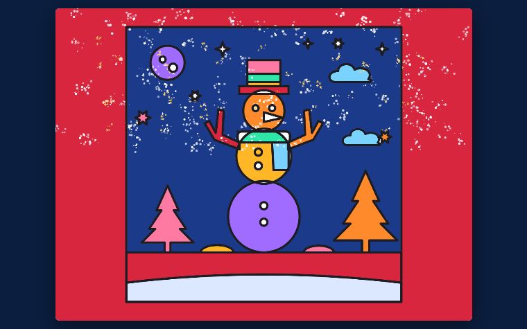 A picture of Santa’s Sketchpad